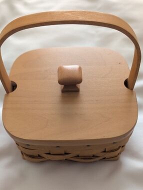 Longaberger Natural Brown Handmade Baskets Lot of Three